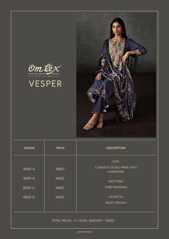 Omtex vesper cotton dress material wholesaler in delhi